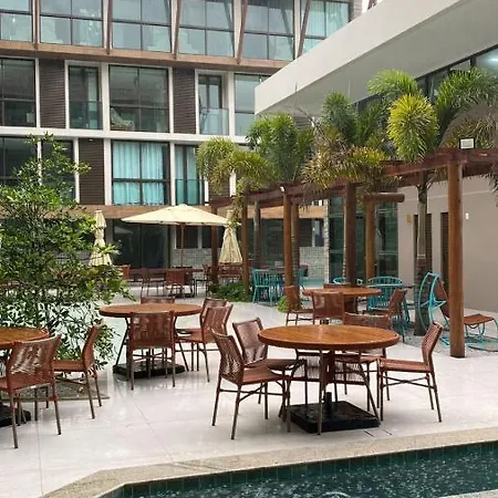 Flat Sunny Hall Porto De Galinhas Pe Piscina Privativa Exterior photo