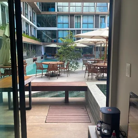 Flat Sunny Hall Porto De Galinhas Pe Piscina Privativa Exterior photo